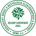 Zelený certifikát od SEWA